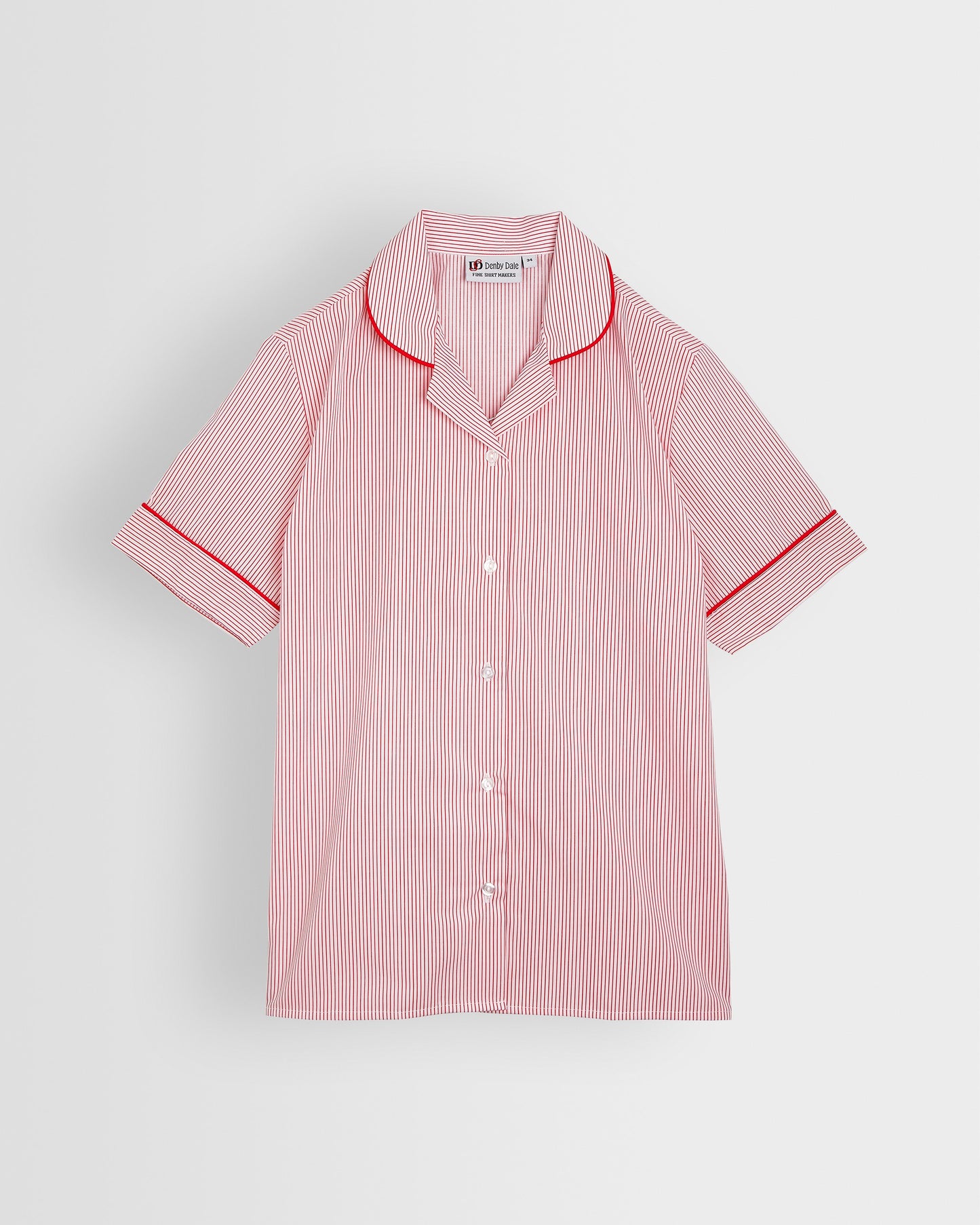 Girls Red-White Summer Blouses