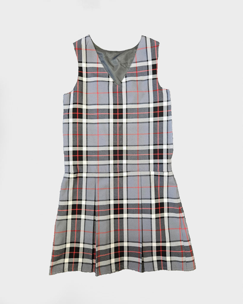 Girls Tartan Pinafore