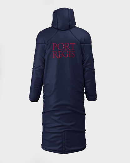 Unisex Navy Thermal Bench Coat