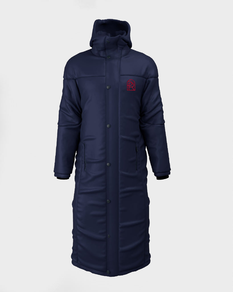 Unisex Navy Thermal Bench Coat