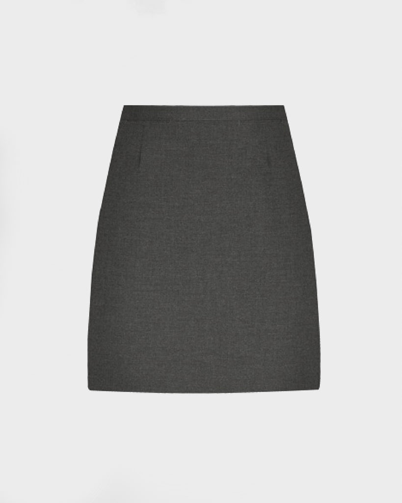 New Style Girls Grey Straight Skirt