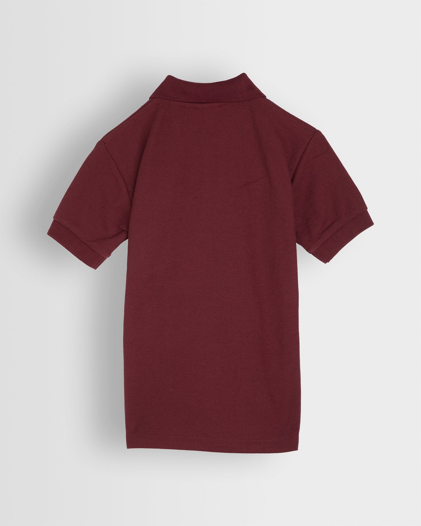 Maroon Polo Shirt with White Logo- Nursery to Year 2