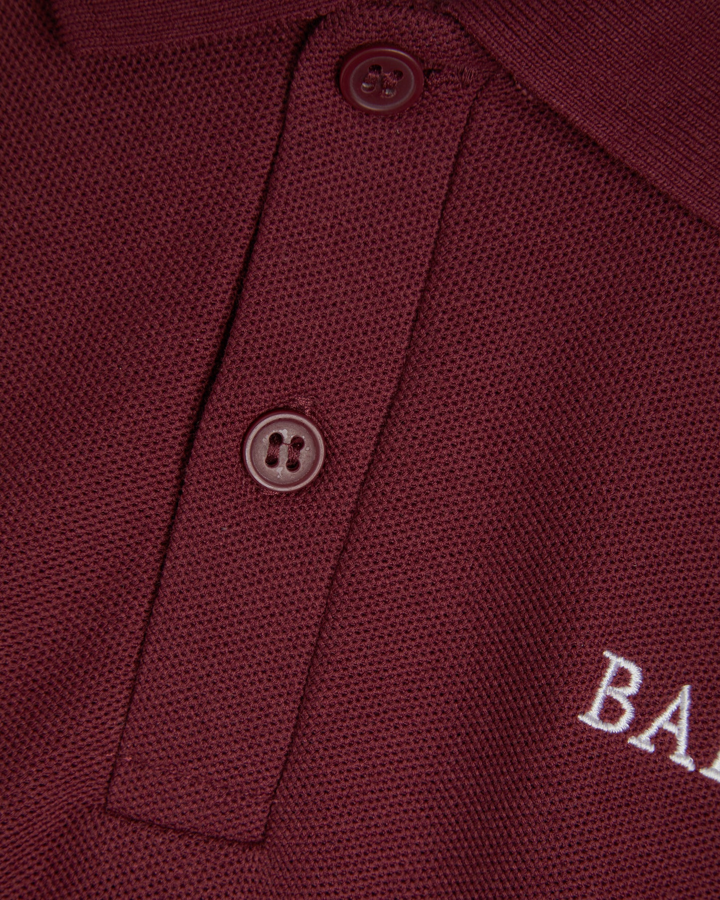 Maroon Polo Shirt with White Logo- Nursery to Year 2