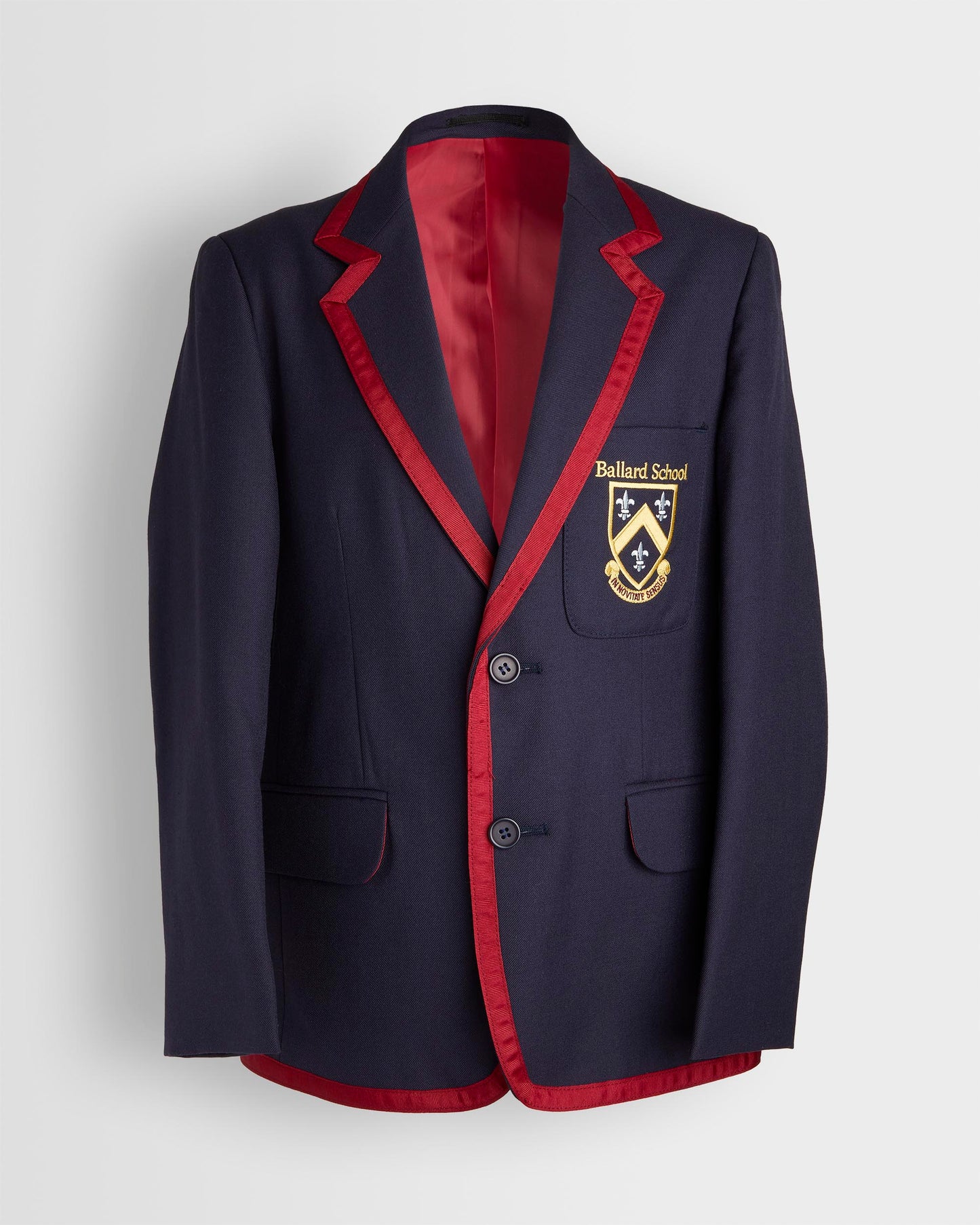 Boys Fit Navy Senior Braided Blazer- Years 9 to 11