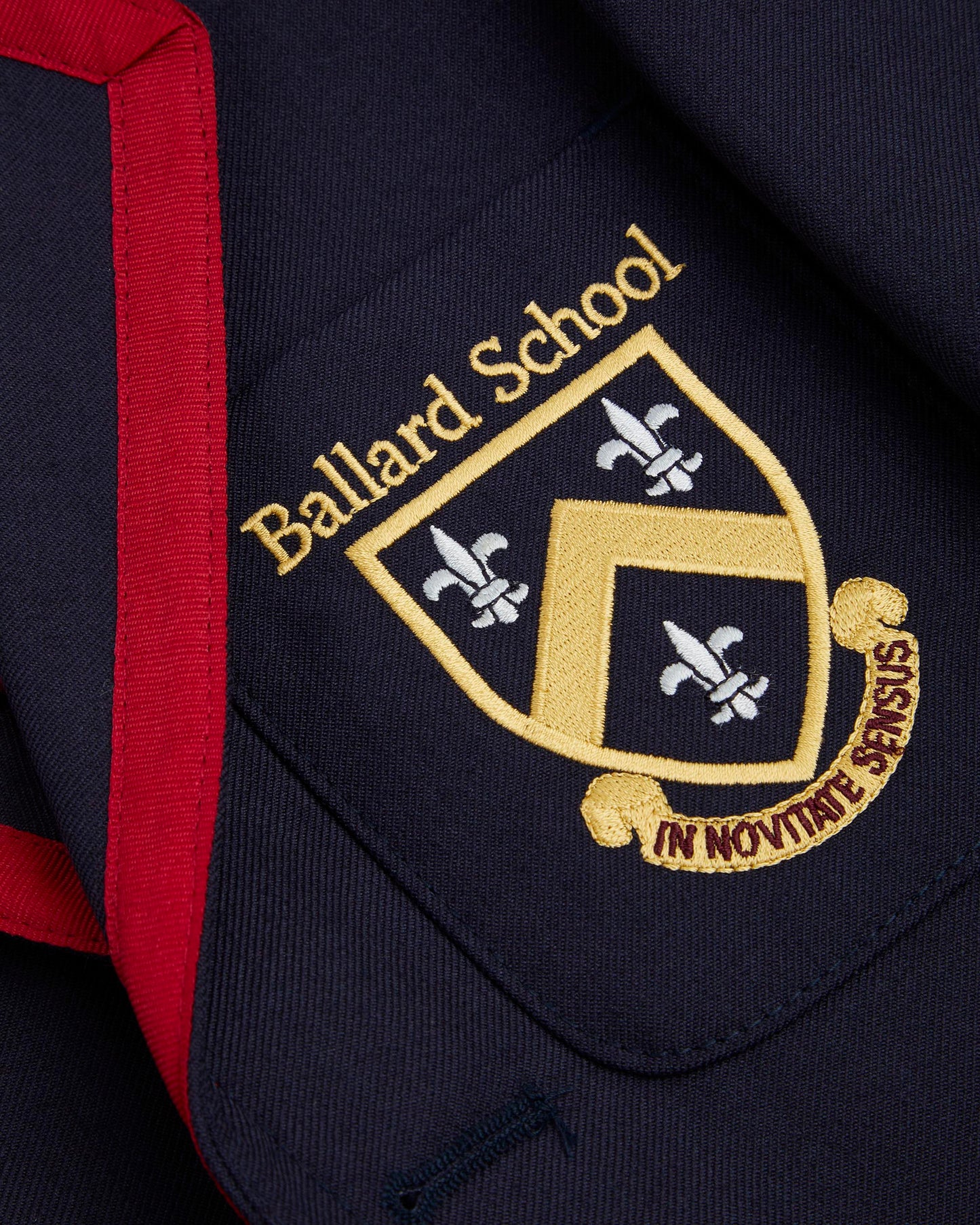 Boys Fit Navy Senior Braided Blazer- Years 9 to 11