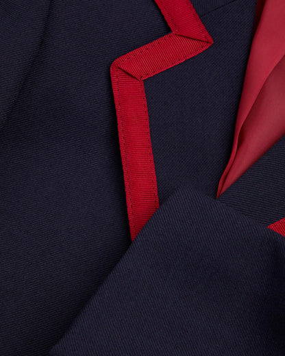 Boys Fit Navy Senior Braided Blazer- Years 9 to 11