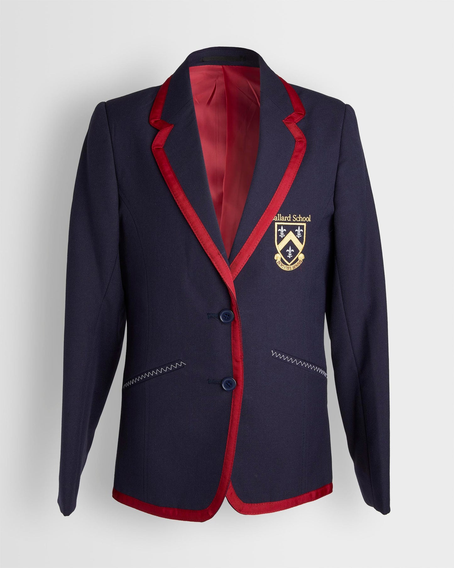 Girls Fit Navy Senior Braided Blazer- Years 9 to 11