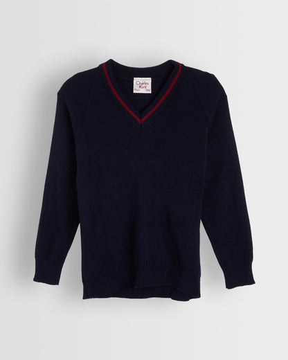 Navy V Neck Jumper- Years 3 to 11