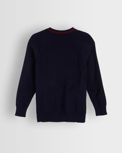 Navy V Neck Jumper- Years 3 to 11