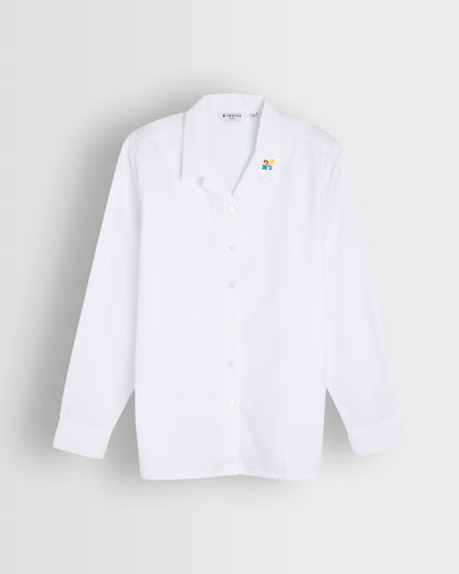 White Long Sleeve Blouse- Reception to Year 11