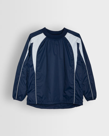 Boys Navy-White Contact Top