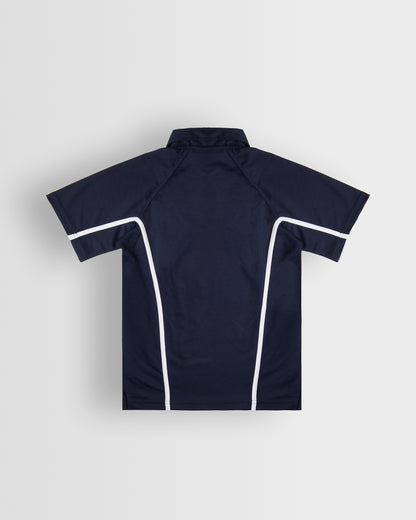 Boys Navy-White PE Polo Top