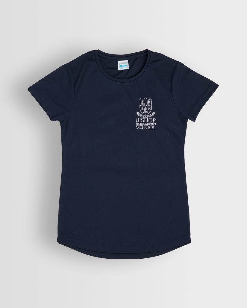 Girls Navy PE T-Shirt- 6th Form