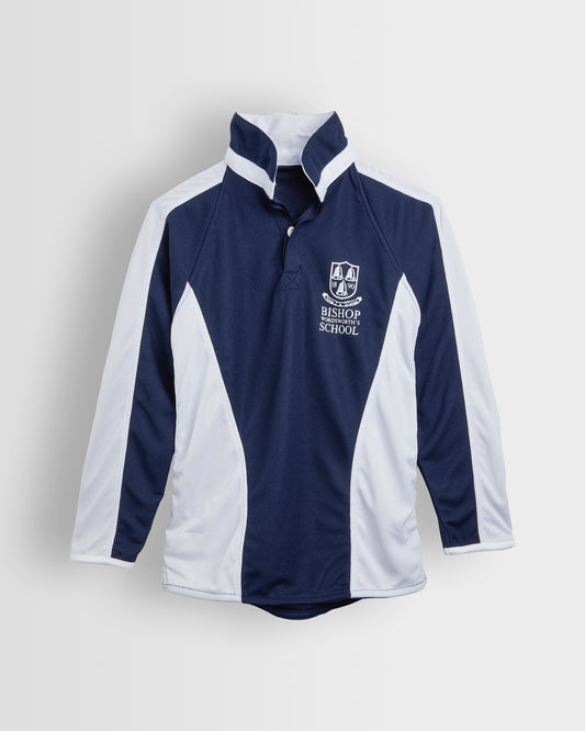 Boys Navy-White Reversible Rugby Shirt