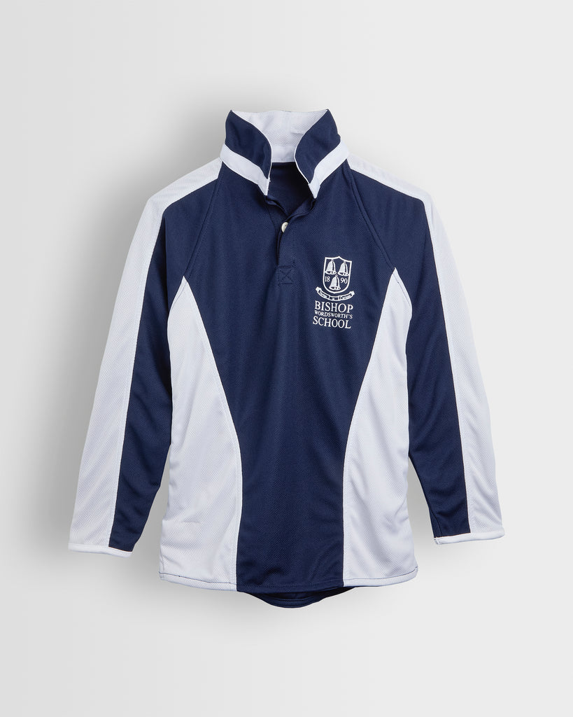 Boys Navy/White Reversible Rugby Shirt