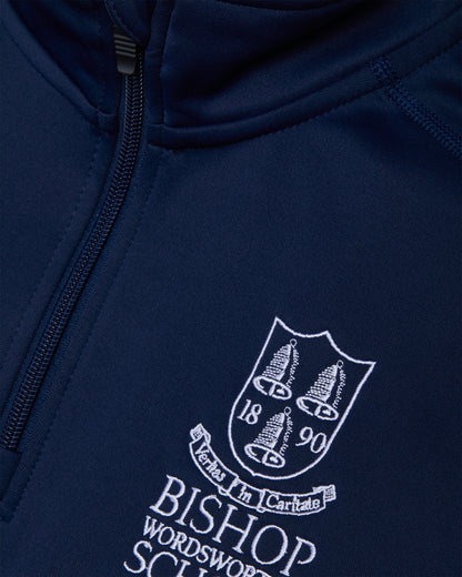 Boys Navy Tracksuit Top
