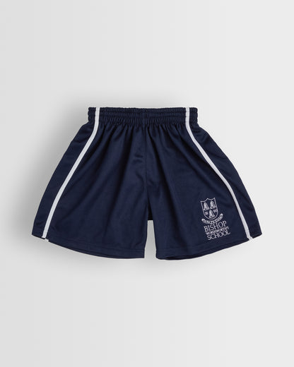 Boys Navy-White PE Shorts