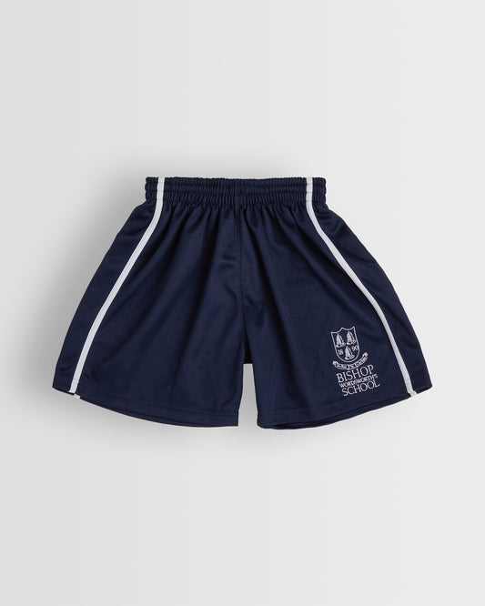 Boys Navy-White PE Shorts