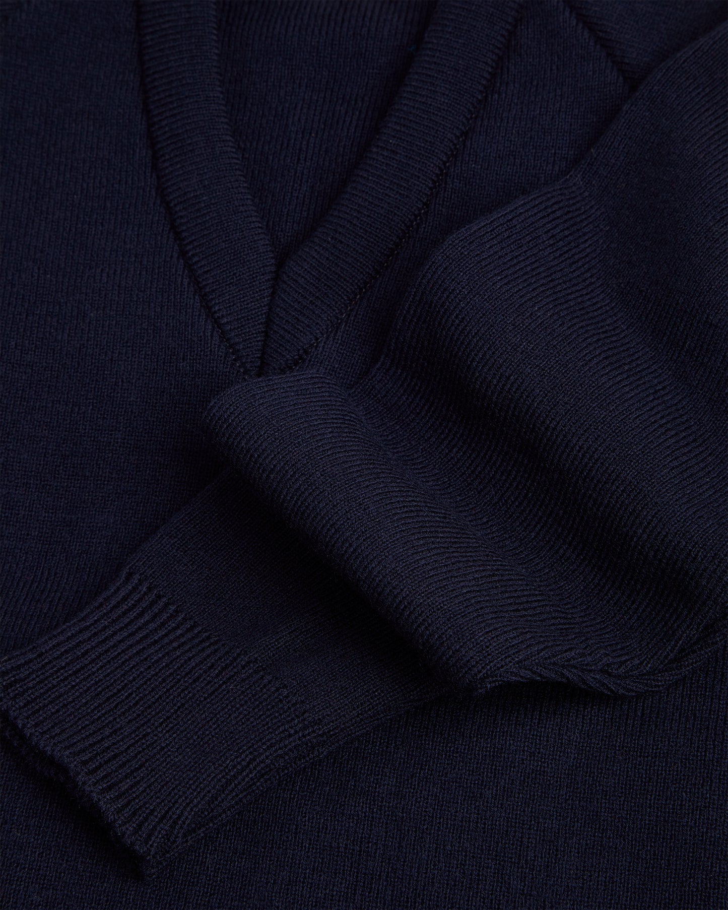 Boys Navy V Neck Sweater