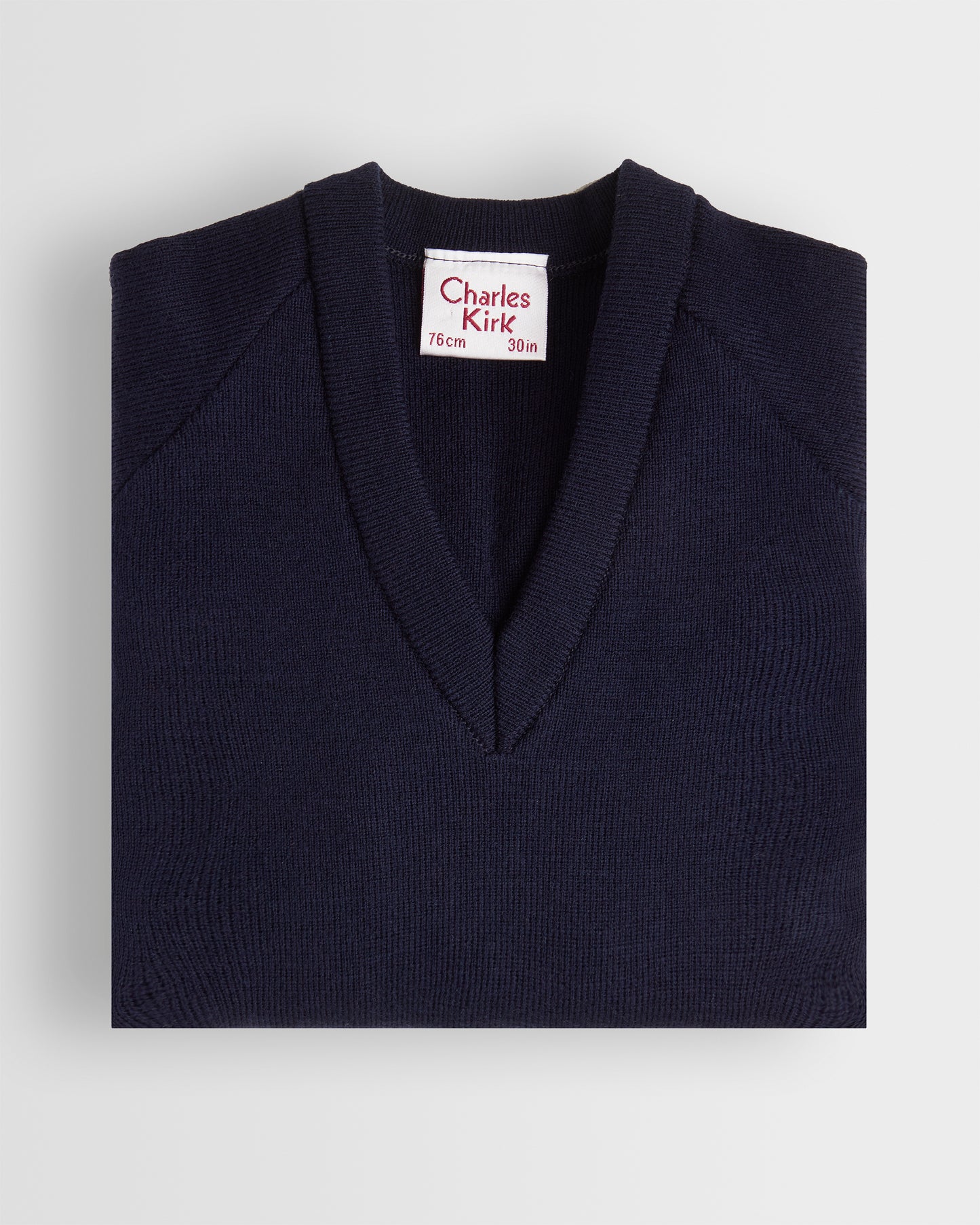Boys Navy V Neck Sweater