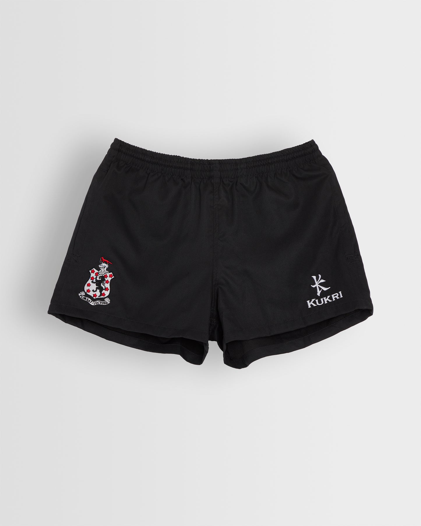 Boys Black Rugby Shorts