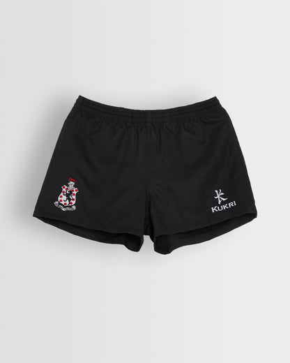 Boys Black Rugby Shorts