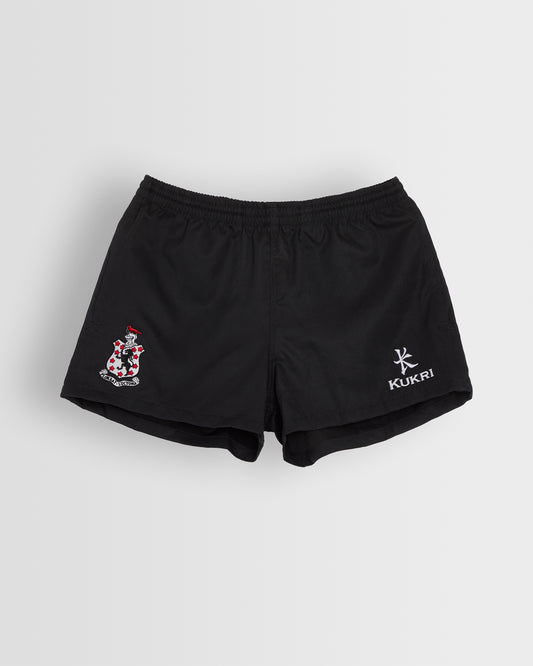 Boys Black Rugby Shorts