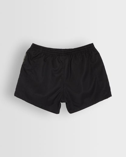 Boys Black Rugby Shorts