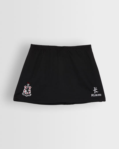 Girls Black Games Skort