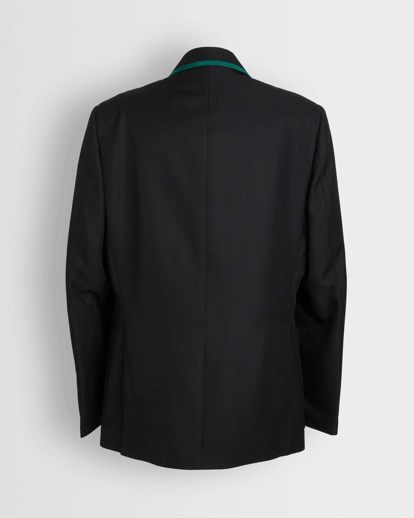 Black Blazer with Green Braid