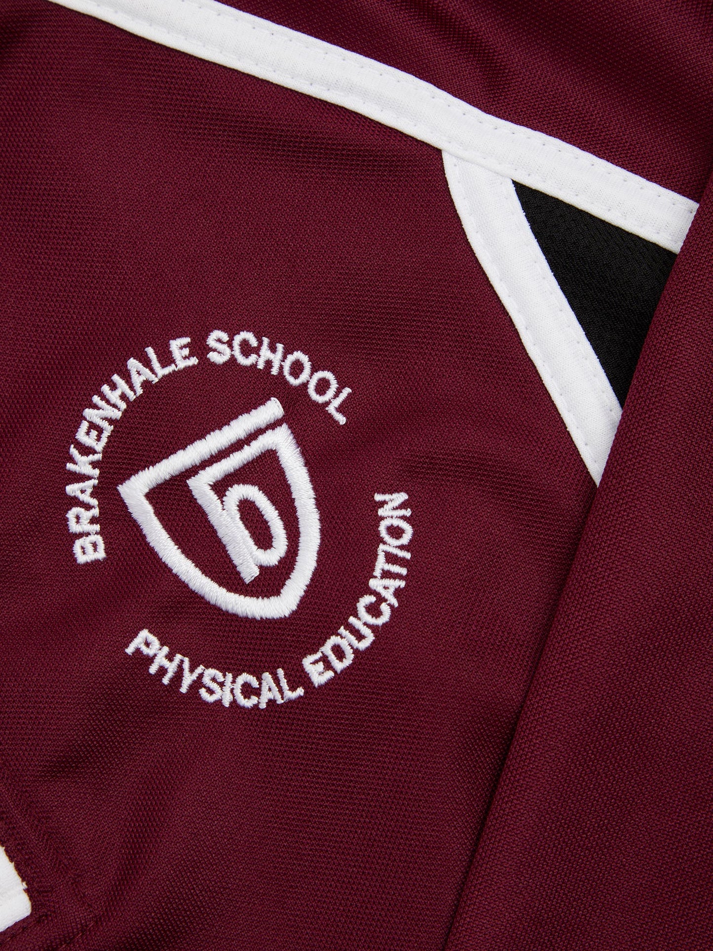 Boys Maroon/Black Rugby Shirt