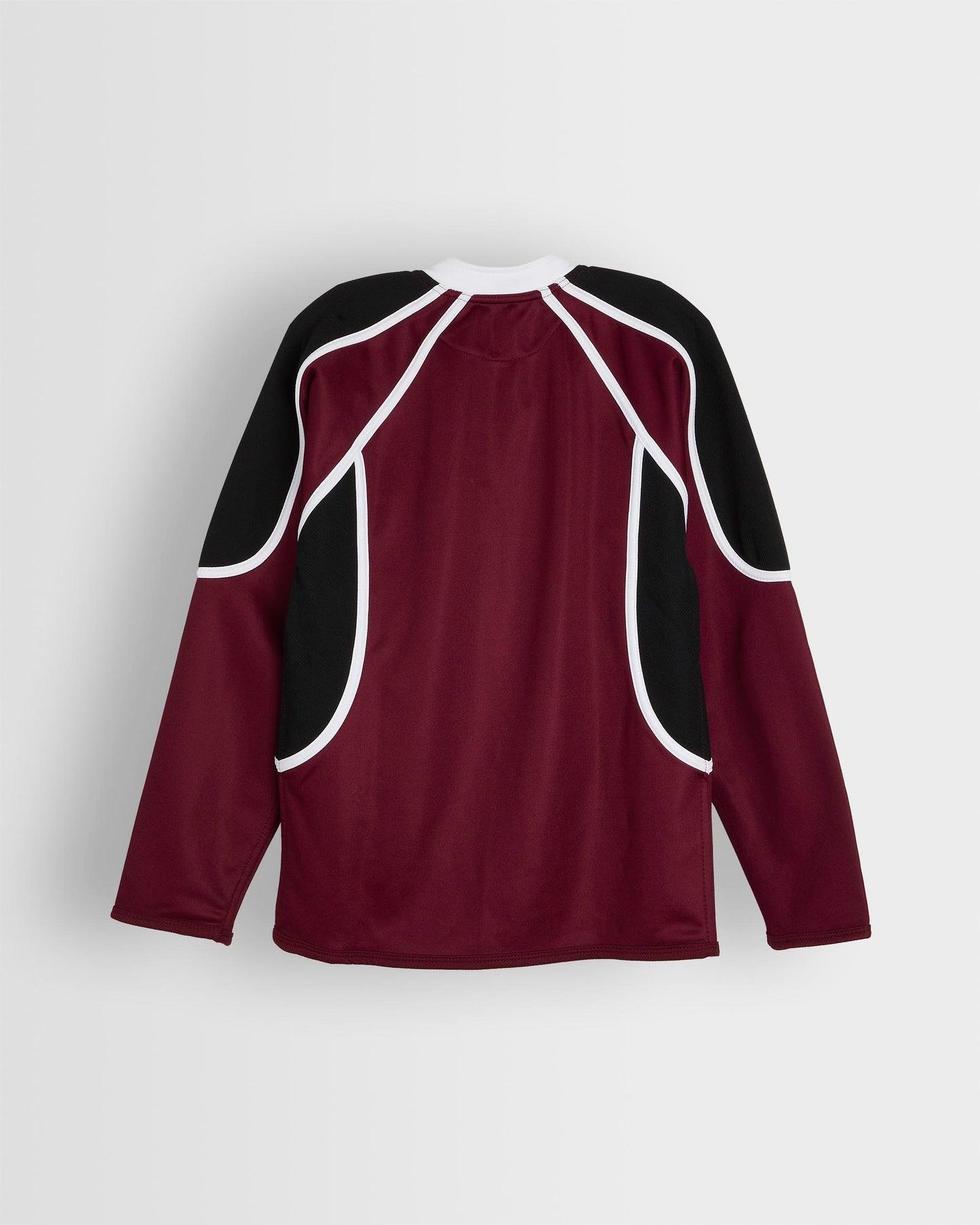 Boys Maroon/Black Rugby Shirt