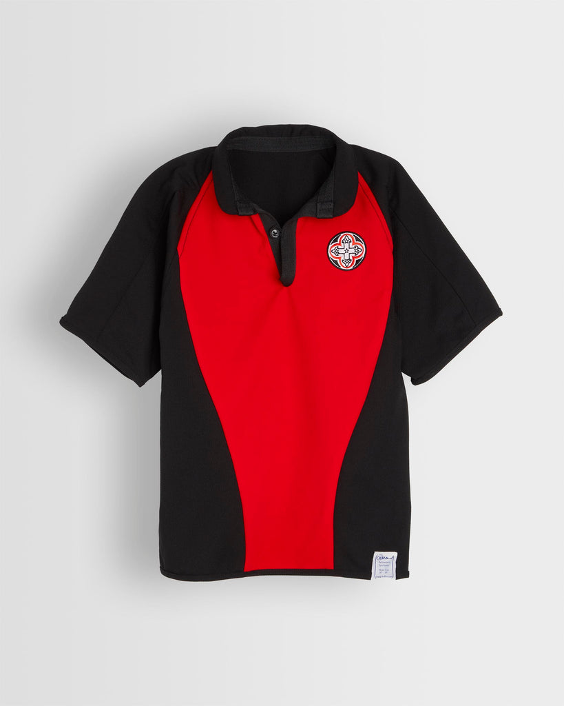 Boys Red/Black Reversible Rugby Shirt