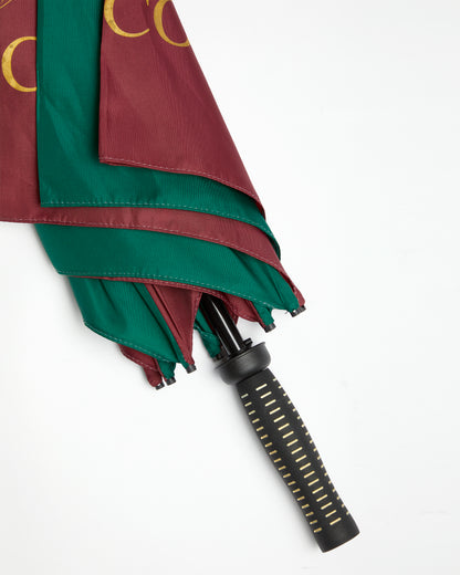 Green/Burgundy Umbrella