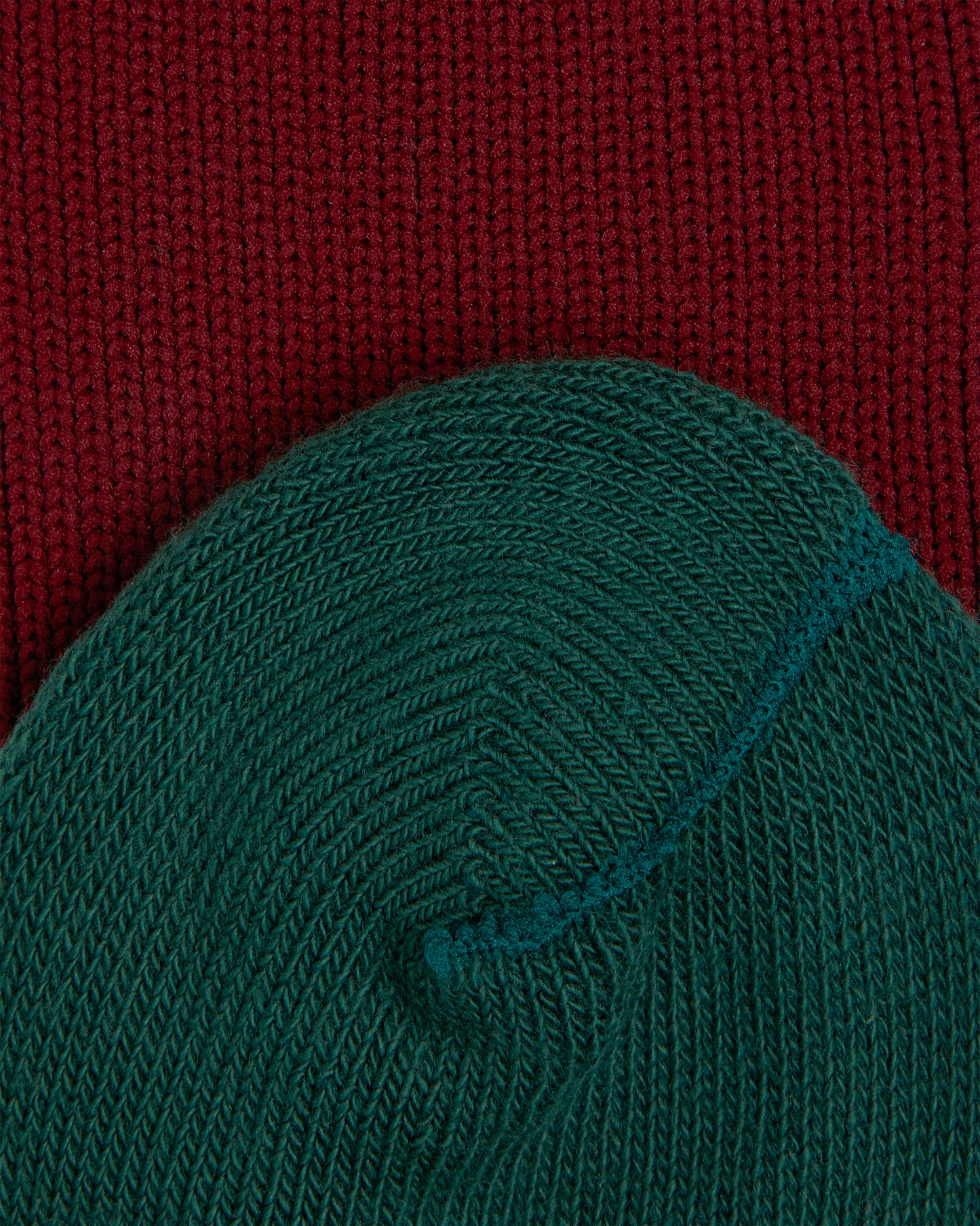 Green/Maroon Rugby Socks