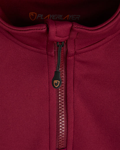 Maroon Mid Layer