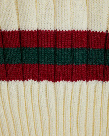 White Sleeveless Cricket Jumper
