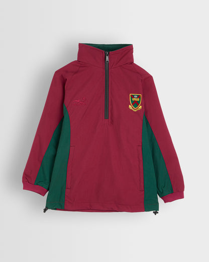 Maroon-Green Tracksuit Top