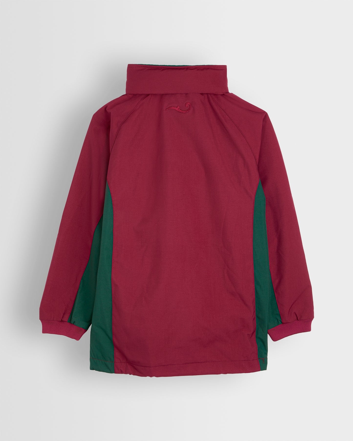 Maroon-Green Tracksuit Top