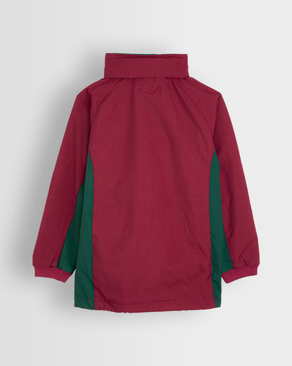 Maroon-Green Tracksuit Top