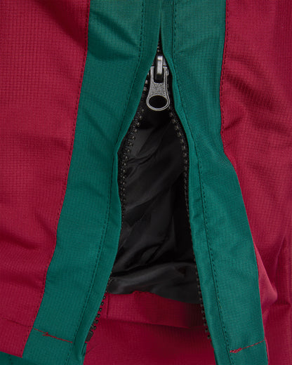 Maroon-Green Tracksuit Bottoms