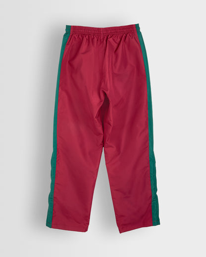 Maroon-Green Tracksuit Bottoms