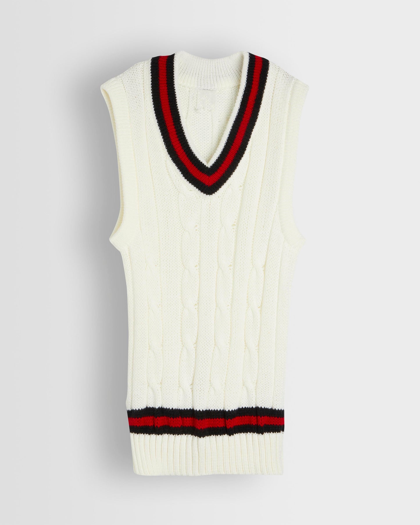 Unisex Cream Cricket Slipover