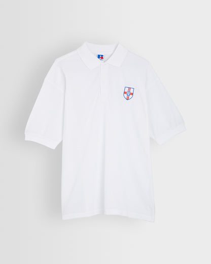 Unisex White Summer Polo Shirt New Logo (discontinued)
