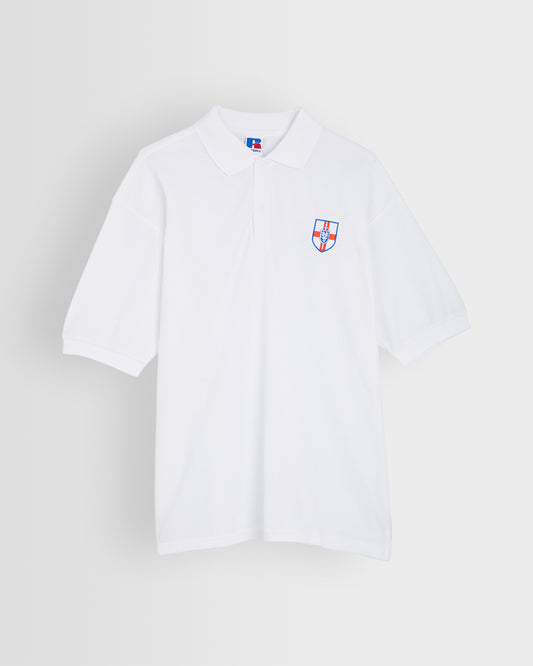 Unisex White Summer Polo Shirt New Logo (discontinued)