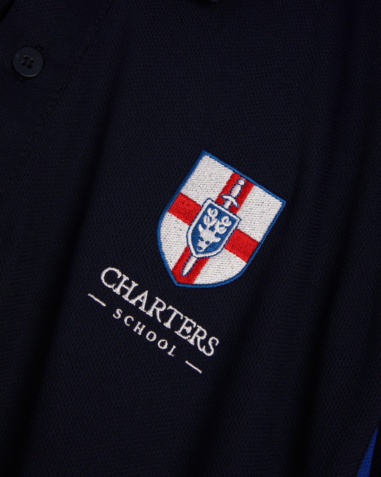 Unisex Navy PE Polo Shirt New Logo