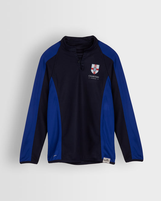 Boys Reversible Navy Rugby Shirt New Logo