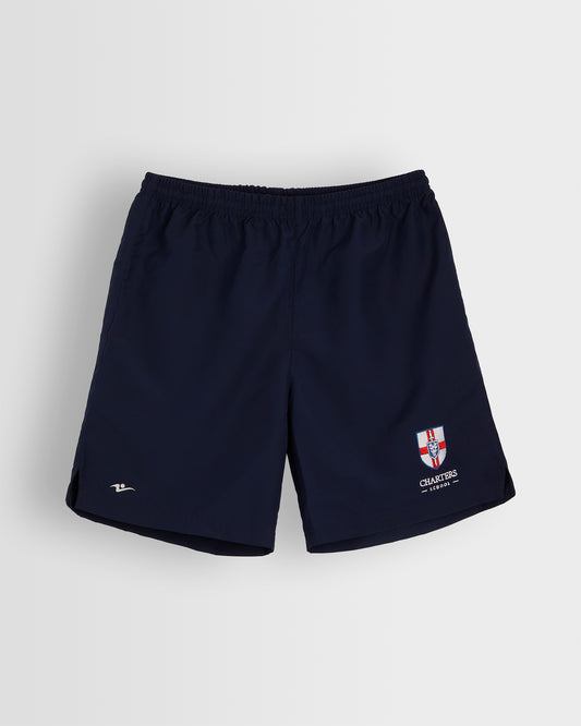 Unisex Navy PE Shorts New Logo