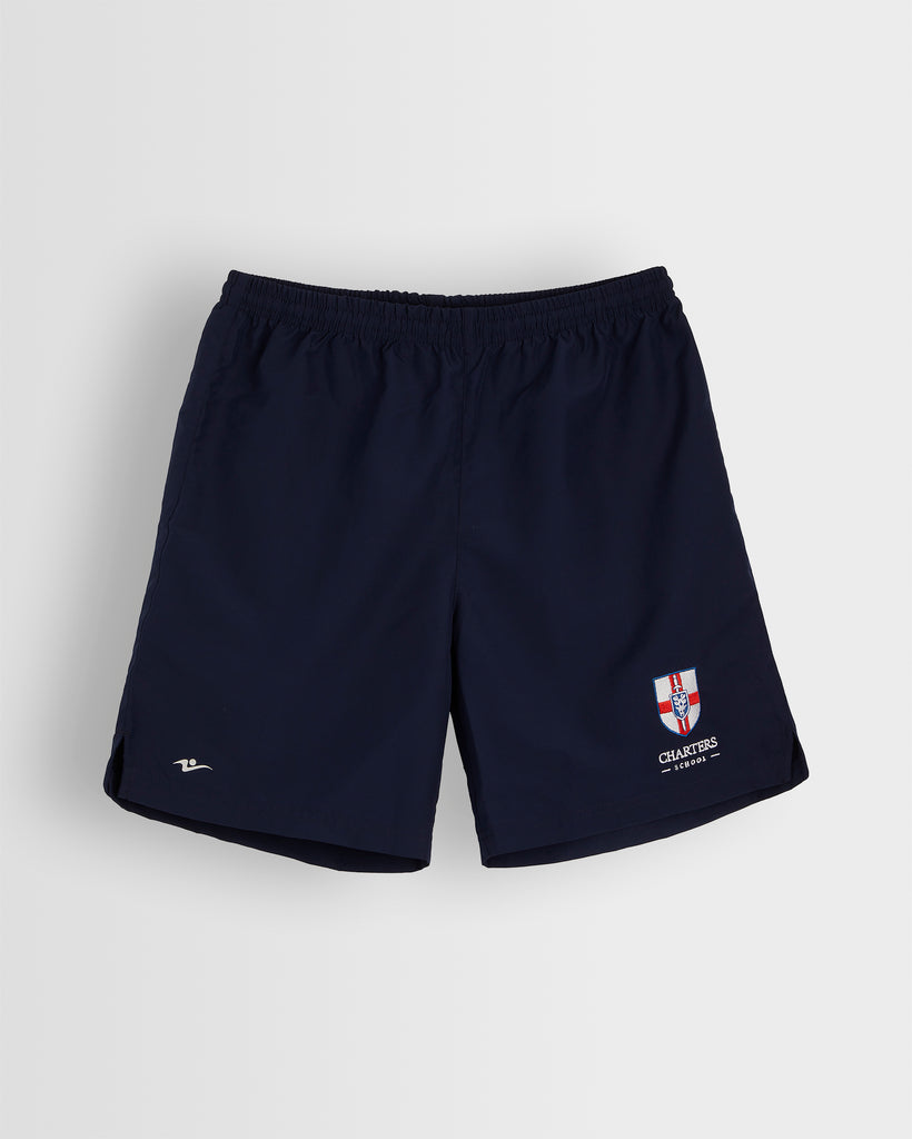 Unisex Navy PE Shorts New Logo- Year 7 and 8