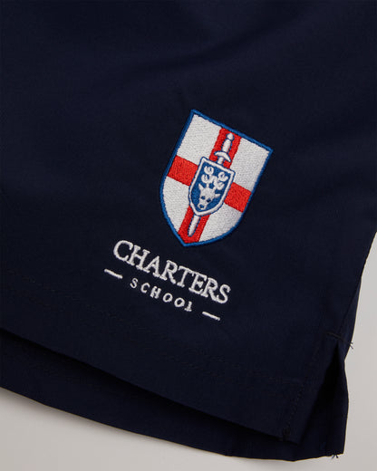 Unisex Navy PE Shorts New Logo